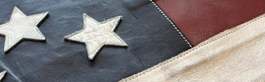 Leather Flag detail